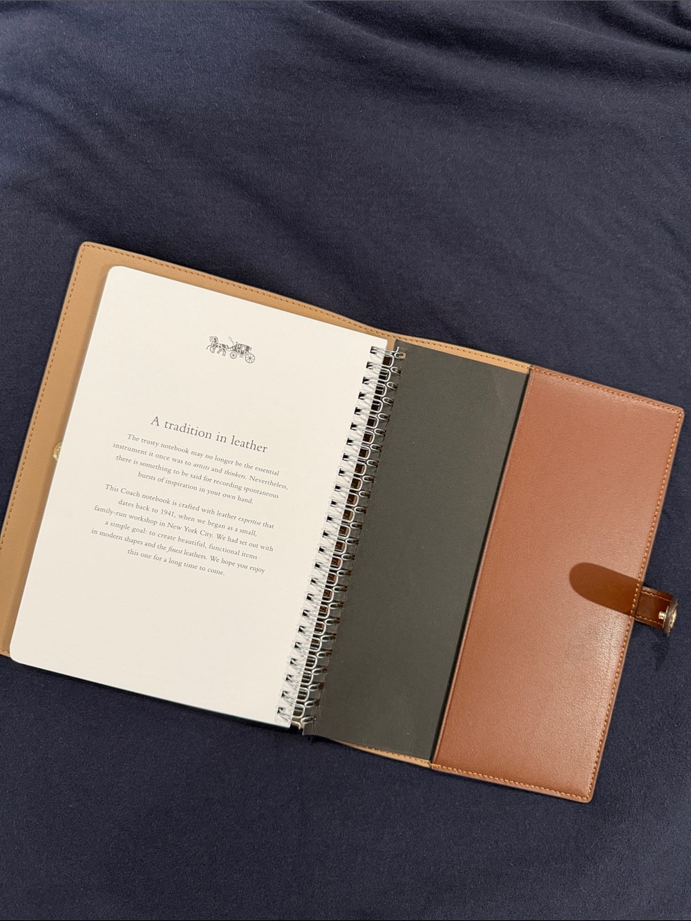 Coach Notebook In Signature Canvas - Picture 6 of 7